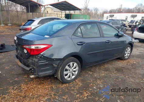 2015 Toyota Corolla Le z USA, uszkodzony, nr VIN 2T1BURHE5FC241407